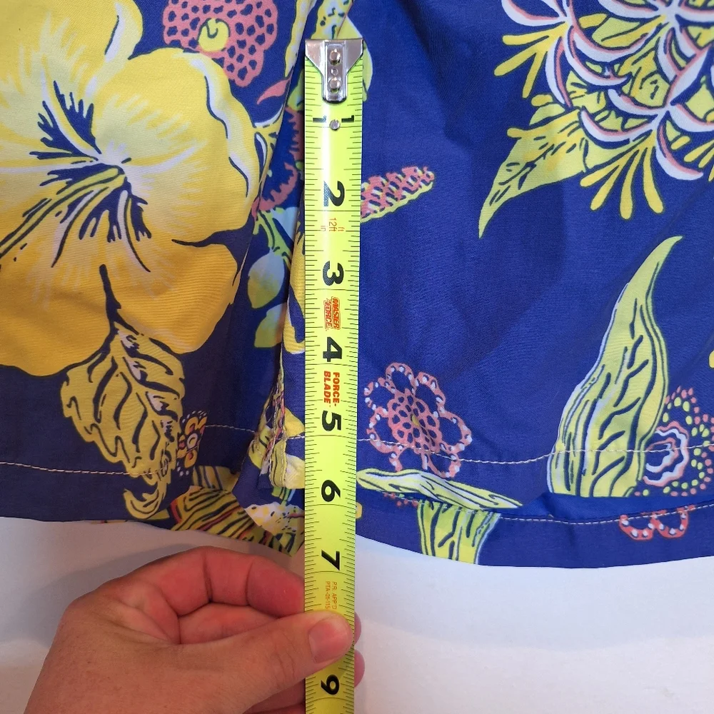 Polo Ralph Lauren Mens L Printed 6” Swim Shorts Trunks(Lining Removed) Tropical‎